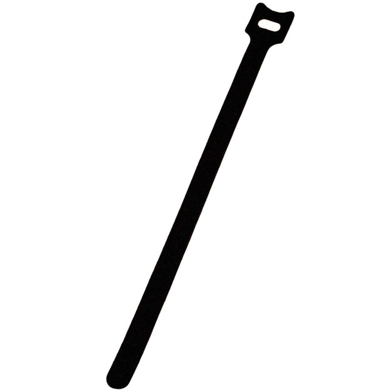 Navepoint 10 Inch Hook And Loop Reusable Strap Cable Cord Wire Ties 100 Pack Black - Image 1